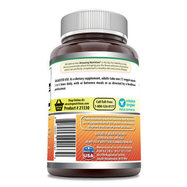 Amazing Formulas Bromelain 500Mg 2400 Gdu, 120 Veggie Capsules | Non-Gmo | Gluten Free | Made In Usa | Ideal For Vegetarians (1 Pack)