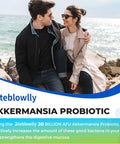 Akkermansia Probiotic, Akkermansia Muciniphila, Glp-1, Live Strain Probiotics For Women & Men, Glp-1 Supplement For Gut Health, Digestive, Metabolic, Immune, With Chromium, Green Tea Leaf, 60 Capsule