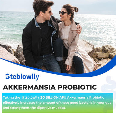 Akkermansia Probiotic, Akkermansia Muciniphila, Glp-1, Live Strain Probiotics For Women & Men, Glp-1 Supplement For Gut Health, Digestive, Metabolic, Immune, With Chromium, Green Tea Leaf, 60 Capsule