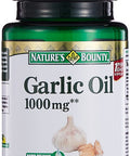 Nature's Bounty Garlic Oil Softgels 1000 Mg