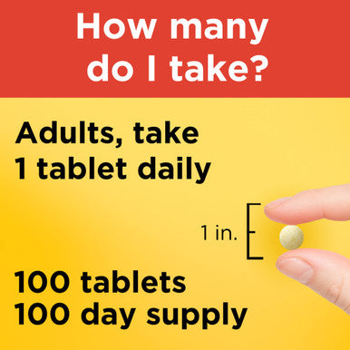 Nature Made Vitamin C 500 Mg Dietary Supplement For Immune Support 100 Tablets 100 Day Supply