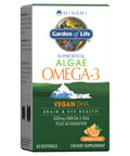 Garden Of Life Minami Algae Omega 3 Vegan Dha For Brain And Eye Health - Orange Flavor 500Mg Plant Based Dha Omega-3 Vegan Algae Oil Plus Astaxanthin No Aftertaste 60 Easy-To-Swallow Mini Softgels