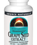 Source s Grape Seed Extract, Proanthodyn 100 mg Antioxidant Protection & Supports Healthy Aging Brain - 120 Capsules