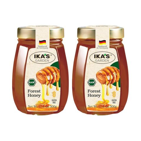 Ika's Garden Raw Manuka Honey with Blossom Honey - 100% Pure, Unfiltered, Gluten-Free Ã¢â‚¬â€œ Product of Germany, 17.6 oz (500g) Jar