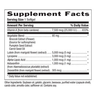 Country Life Carotenoid Complex With Lutein Lycopene And Astaxanthin 60 Softgels Antioxidant Support