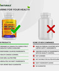 Psyllium Husk Fiber Capsules Supplement, Helps with Weight Loss, Natural, Supports Digestive Health, Eases Constipation, 220 Capsules, by miNATURALS