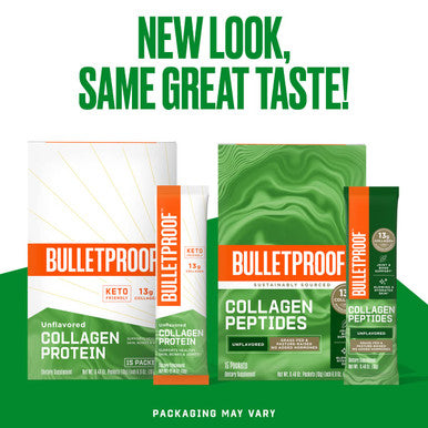 Bulletproof Coffee Duo - Instamix Keto Coffee Creamer With Grass-Fed Ghee And Mct Oil, 14 Pack & Unflavored Collagen Protein With 13G Grass-Fed Collagen Peptides For Skin, Bones, And Joints, 15 Pack