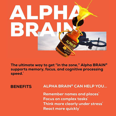 ONNIT Alpha Brain 60ct Over 1 Million Bottles Sold Premium Nootropic Brain Supplement Focus Concentration Memory Alpha GPC L Theanine Bacopa Monnieri
