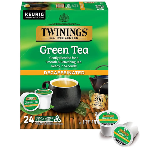 Twinings Sleep Herbal Tea K-Cup Pods for Keurig, 24 CT Box (Pack of 1) | Formerly Nightly Calm, Relaxing Camomile, Spearmint & Lemongrass, Caffeine-Free, For Single-Serve Brewers, Enjoy Hot or Iced