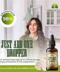 HERBALICIOUS Lion S Mane Liquid Mushroom Supplement Premium Mushroom Extract Brain Supplement For Memory Focus, Clarity And Nerve Support Non-Gluten And Non-Gmo Supplement Lions Mane 2 Fl Oz