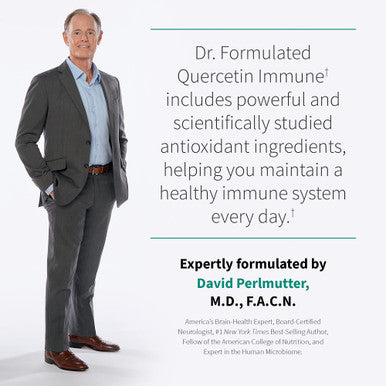 Garden of Life Quercetin Once Daily Immune System Support Supplement With Vitamin C D & Probiotics Dr Formulated Immune Health Respiratory Health Skin Health Gluten Free Non Gmo 30 Tablets