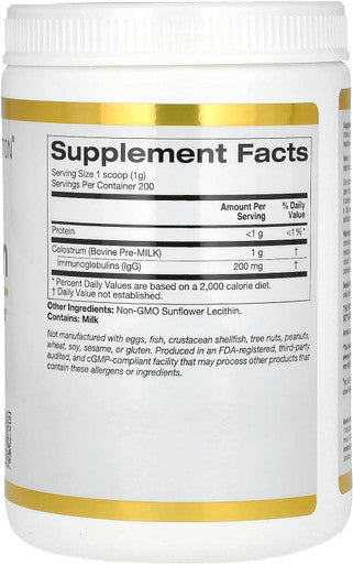 California Gold Nutrition Colostrum, 7.05 Oz (200 G)