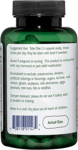 Vitanica NAC-Pea Extra - 300mg N-Aceetyl-L-Cysteine and 150 mg Palmitoylethanolamide- Supports healthy pelvic area tissue in women with supportive botanicals and antioxidants-Pro Logo- 90 Veg Capsules
