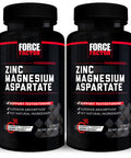 Force Factor Zinc Magnesium Aspartate 60ct 2-Pack, 120 Count