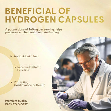 Life Nutrition 120 Tablets H2 Molecular Hydrogen Water Tablets with Magnesium Dietary Supplement Supports Brain Health and Cognitive Function