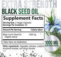 Nature'S Nutrition Premium Black Seed Oil Capsules Extra Strength 1000mg - Cold Pressed Nigella Sativa Blackseed Oil Pure Black Cumin Seed Oil & Antioxidant for Skin & Immune Support - Non-GMO & Vegan - 120 Count