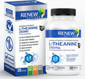 Renew Actives L-Theanine Supplement, 250Mg Max Strength! Promotes Alertness Without Drowsiness. Natural, Fast-Acting Supplements For Less Stress & More Calm, 120 Vegan Capsules, Made In Canada!