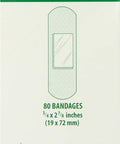 Curad Regular Size Adhesive Bandages Sheer 80-Count Boxes (Pack of 6)