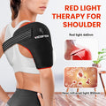 Red Light Therapy Shoulder Shoulder Heating Pad,Infrared Light Therapy For Body,Shoulder Brace 660Nm&850Nm Red Light Heated Shoulder Wrap