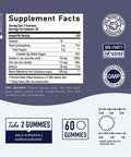 Elderberry Gummies (60 Count) - Black Sambucus Elderberry Gummies for Immune System Support - With Zinc, Vitamin C Added - Raspberry Flavored - Vegetarian, Gluten-Free