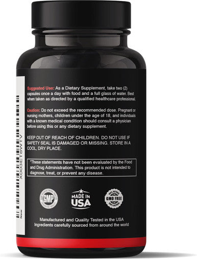 Natgrown Black Maca Root + Panax Ginseng Powder Capsules 1500 Mg With Black Peruvian Maca Root & Korean Panax Ginseng Supplement For Men And Women - Vegan Pills (120 Count)