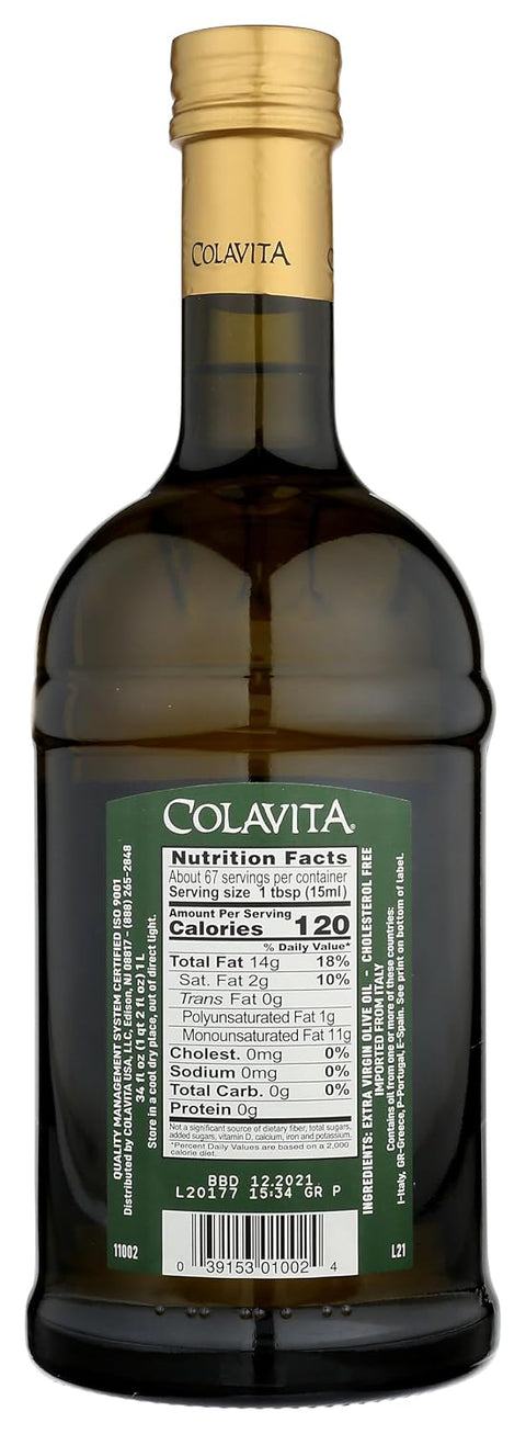 Colavita, Extra Virgin Olive Oil, 34 fl oz