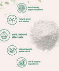 Micro Ingredients Pure Organic Stevia Powder 1 Pound (2837 Servings) Highest Grade Stevia Green Leaf Extract Reb-A | Reduced Bitter Aftertaste | 0 Calorie Natural Sweetener Sugar Alternative Keto Friendly