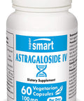 Supersmart Astragaloside IV 98 100 mg Per Day Astragalus Root Extract Antioxidant Anti Inflammatory Supplement Immune System Booster NonGMO Gluten Free 60 Vegetarian Capsules
