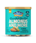Blue Diamond Almonds Mixed Nuts Roasted Sea Salt Deluxe Snack Nuts Almonds Pistachios and Cashews 14oz. Can (Pack of 1)