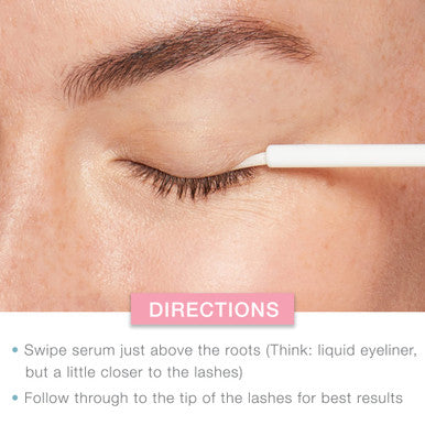Neutrogena Healthy Lashes Lash Enhancer Serum Formulated with Biotin & Peptides; Nourishing & Conditioning Serum to Enhance the Look of Lashes, 0.08 oz