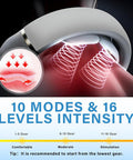 Intelligent Neck Massager For Pain Relief Deep Tissue, Electric Pulse Neck Massager With Heat,Portable Deep Tissue Neck Massager For Women Men Gifts