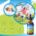 Liquid Calcium Citrate Drops With L-Lysine 500Mg, Magnesium & Zinc, Calcium Citrate 600Mg Supplement With Vitamin D3 & K2 For Kids & Adults, Muscle & Bone Support, Immune, Brain & Lip Health, 2 Fl Oz