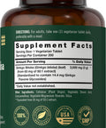 Carlyle Ginkgo Biloba | 3000Mg Per Serving | 200 Tablets Extra Strength | Vegetarian | Non-Gmo & Gluten Free Supplement | Tahoe