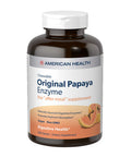 American Health Original Papaya Enzyme Chewable Tablets - Promotes Nutrient Absorption And Helps Digestion - Gluten-Free, Vegetarian - 600 Count, 200 Total Servings