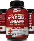 Apple Cider Vinegar Capsules with The Mother - 120 Vegan ACV Pills - Best Supplement for Healthy Weight Loss, Diet, Keto, Digestion, Detox, Immune - Powerful Cleanser & Appetite Suppressant Non-GMO