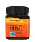 Wedderspoon Raw Manuka Honey 150+ MGO, 12 Oz, Squeeze Bottle, Unpasteurized New Zealand Honey, Non-GMO, BPA-Free Jar, Superfood & Natural Wellness Support