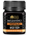 NatureÃ¢â‚¬â„¢s Gold Raw Manuka Honey with Australian Native Bee Propolis, MGO 829+ | 8.8oz (250g), 100% Pure Genuine Traceable Hive to Home