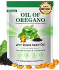 Moravax Oil Of Oregano Softgels With Black Seed Oil High Potency 300 Softgels 6000Mg