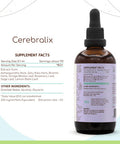 Cerebralix A120 Alcohol Extract Tincture: Gotu Kola Herb,Ginkgo Biloba Leaf, Rosemary Leaf, Sage Leaf, Brahmi Herb, Ashwagandha