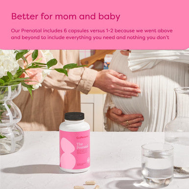 The Prenatal Supplement, Alleviates Morning Sickness And Contains Essential Nutrients Formulated To Be The Complete Prenatal And Postnatal Support - 180 Capsules