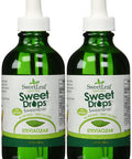 Sweetleaf SteviaClear Sweet Drops - Stevia Liquid Drops Sweetener Pure Stevia Drops with No Bitter Aftertaste Liquid Sugar Alternative Zero Calorie Keto Food Non-GMO Stevia 4 Fl Oz (Pack of 2)