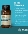 Nature'S Sunshine Focus Attention, 90 Capsules, Provides Nutrients That Help Maintain Normal Brain-Stimulation Levels While Suppo