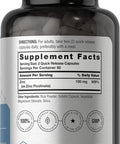 HorbAach Zinc Picolinate 100Mg 180 Capsules High Potency Non-Gmo, Gluten Zinc Supplement