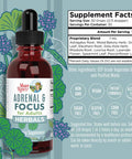 Maryruth Organics USDA Organic Nootropic Focus Supplement with Ginkgo Biloba - Brain Memory and Adrenal Support