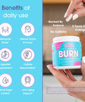 Obvi Multi Collagen Burn Fast Hydrolyzed Collagen Peptides Types I, II, III, V, X Keto and Gluten Free 30 Servings