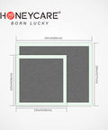 HONEY CARE All-Absorb, Carbon Training Pad, 22"x23", 100 ct, Ultra Absorbent and Odor Eliminating, Green
