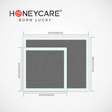 HONEY CARE All-Absorb, Carbon Training Pad, 22"x23", 100 ct, Ultra Absorbent and Odor Eliminating, Green