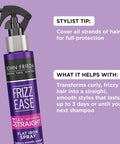 John Frieda Frizz Ease 3-Day Flat Iron Spray Heat-Activated Straightening Spray To Block Out Frizz With Keratin Protein 3.5 Ounce (Pack Of 6)
