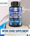 Built Nature Nitric Oxide Supplement L Arginine Extra Strength - Citrulline Malate, Aakg, Beta Alanine - Premium Muscle Supporting Nitric Booster For Strength & Energy To Train Harder - 60 Capsules