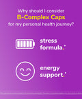 Twinlab Stress BComplex Caps Complete BComplex and 1000 mg Vitamin C Energy Support Supplement with Vitamin B12 and B6100 Capsules